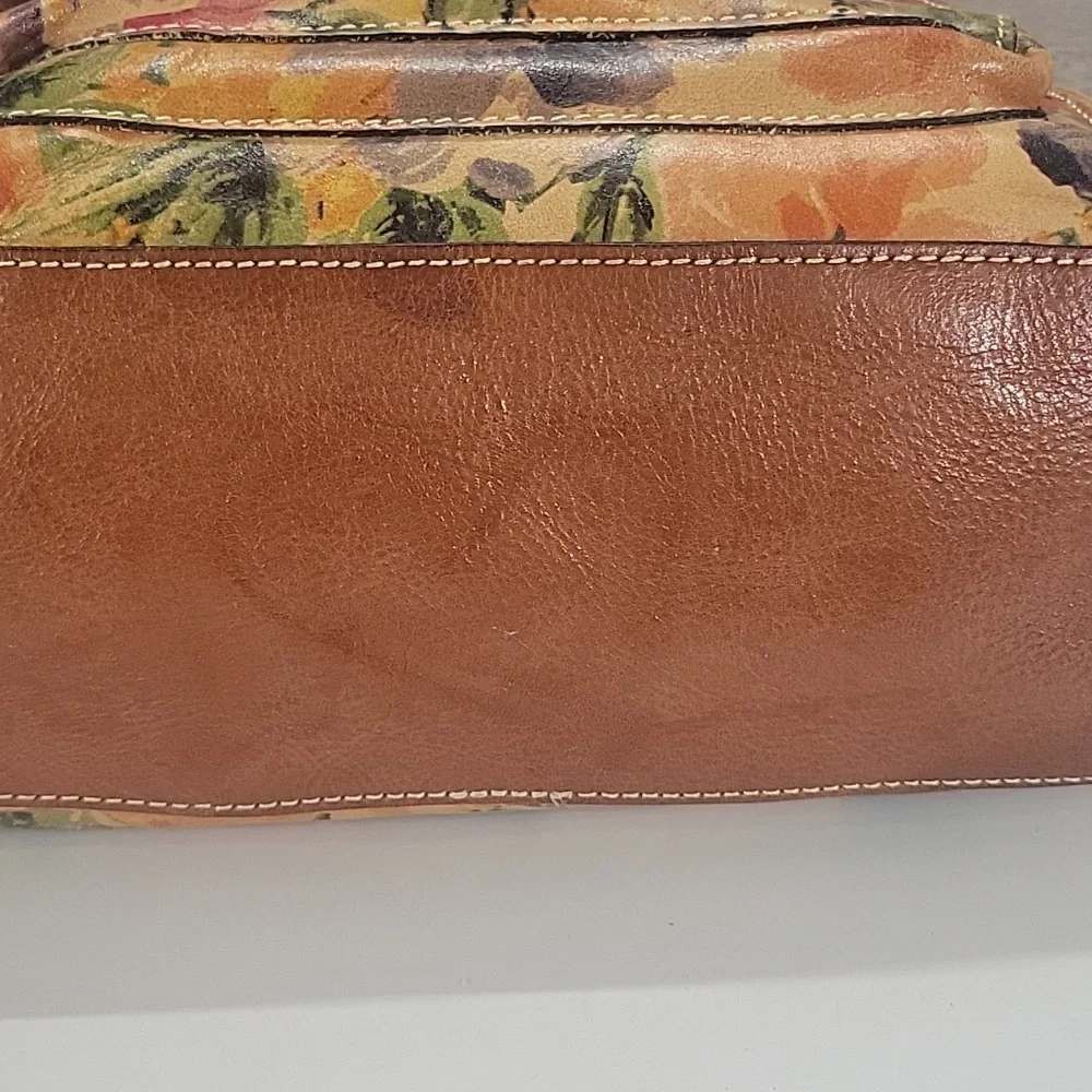 Patricia Nash Floral Leather Tote Bag
